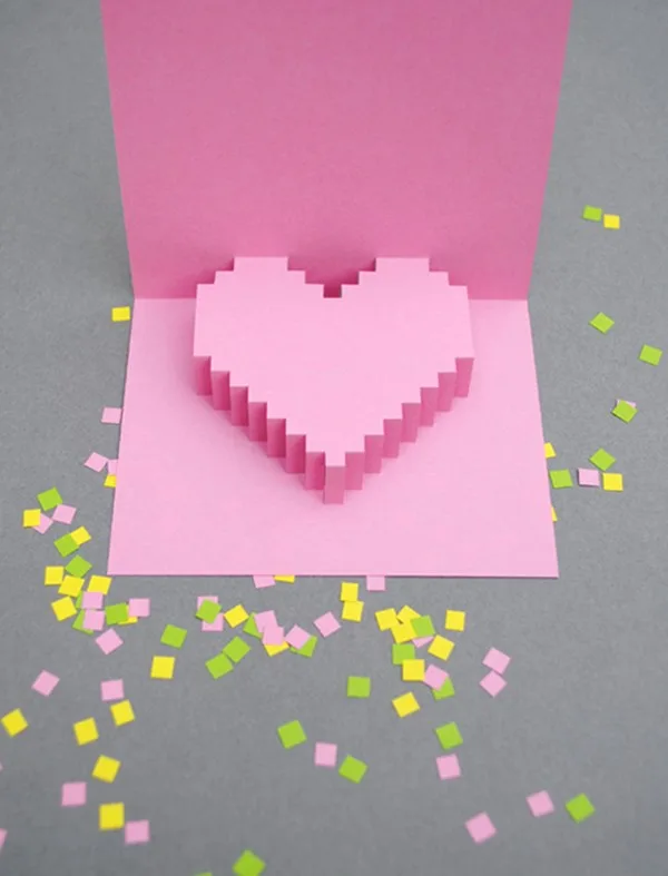 carte st valentin diy