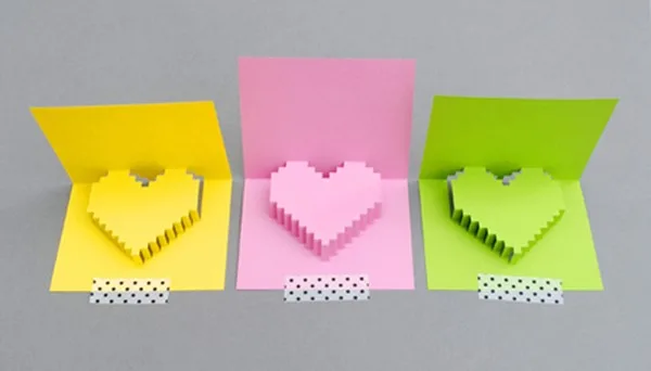 carte st valentin à faire soi meme