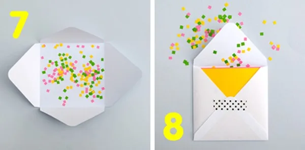 enveloppe et carte st valentin diy