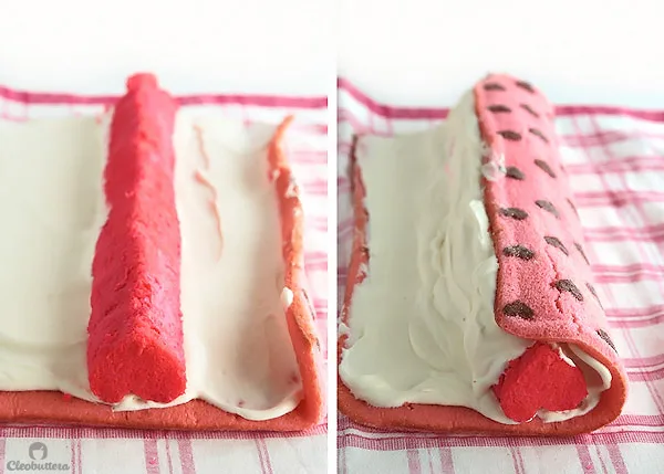 gateau roulé coeur