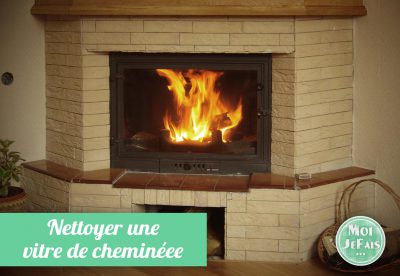 comment nettoyer vitre insert cheminée