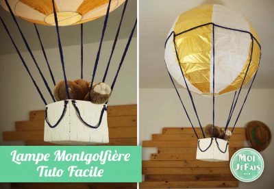 lampe montgolfiere comment faire