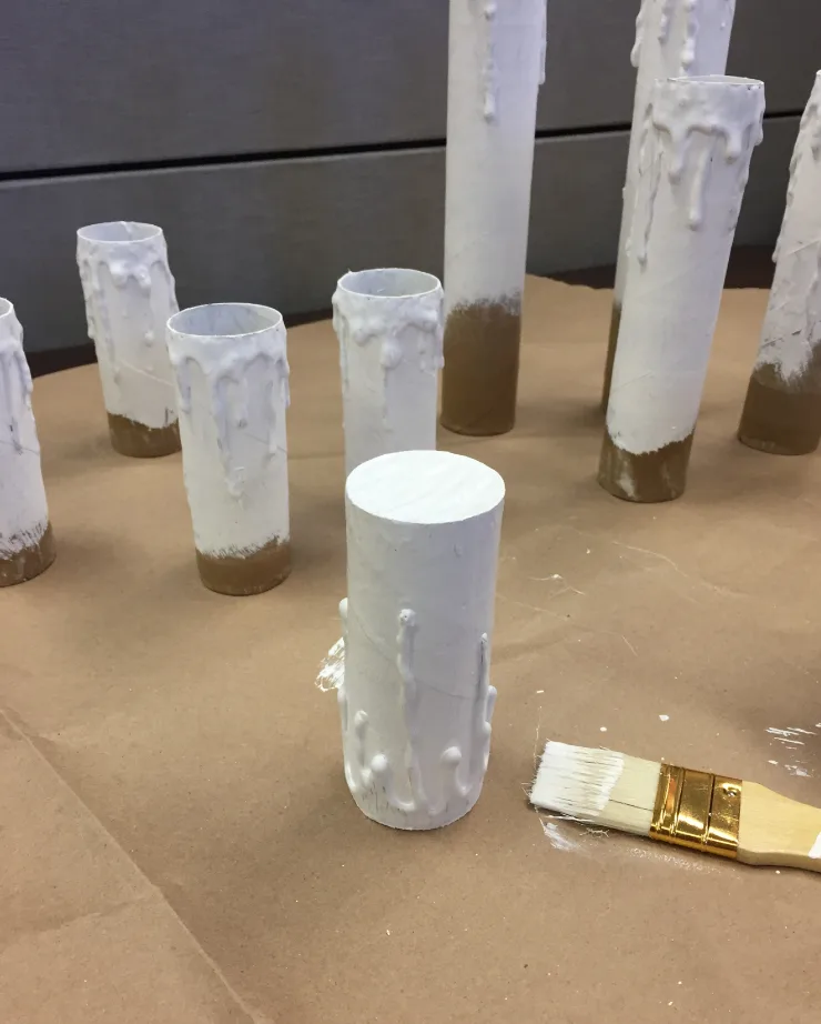 bougies flottantes harry potter
