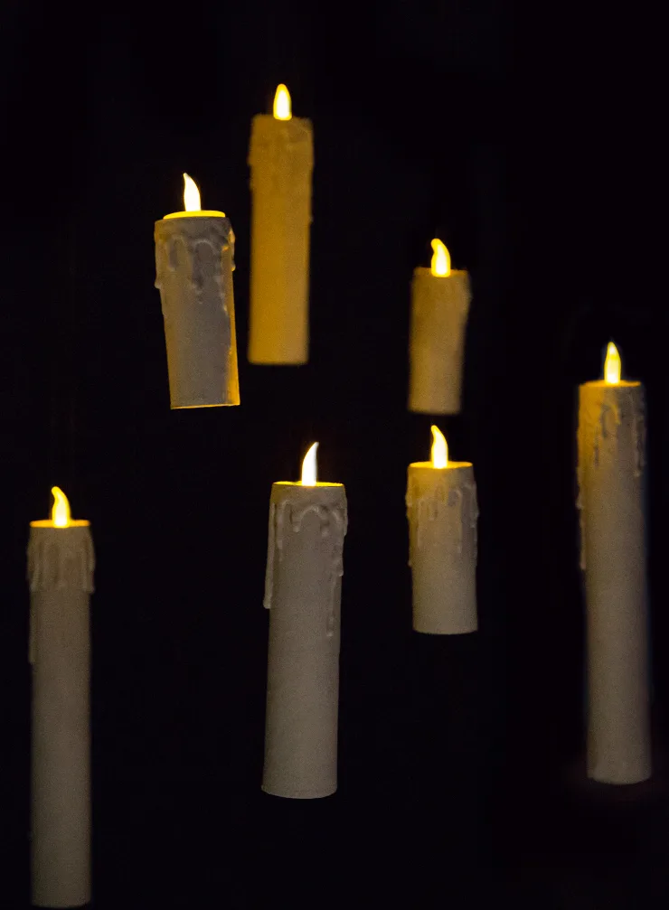 déco harry potter bougies flottantes