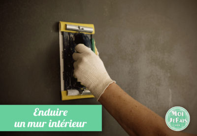 enduire un mur