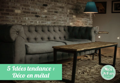 idée décoration en métal