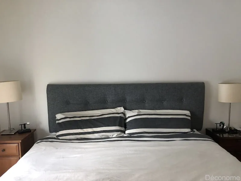 tête de lit capitonnée