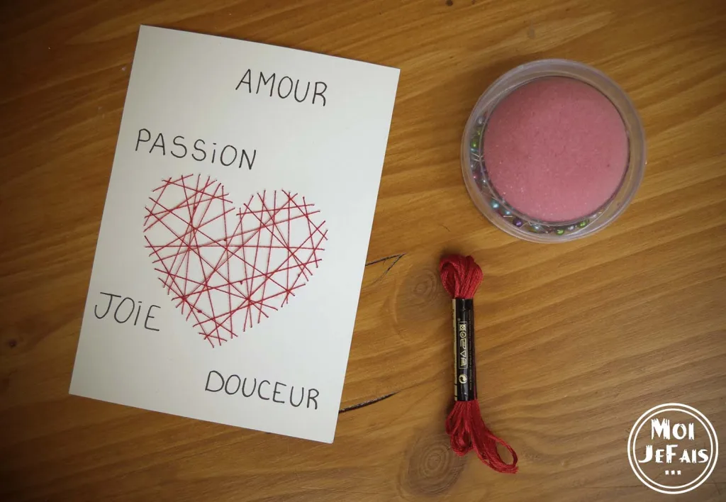 carte st valentin à faire soi-même
