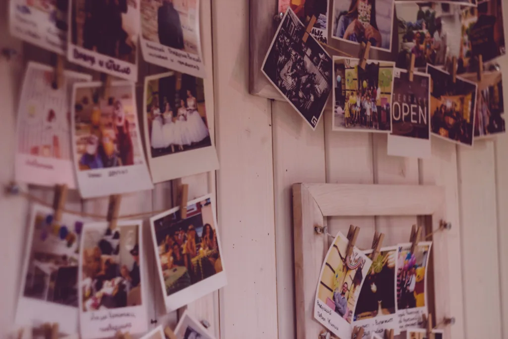 mur de photos