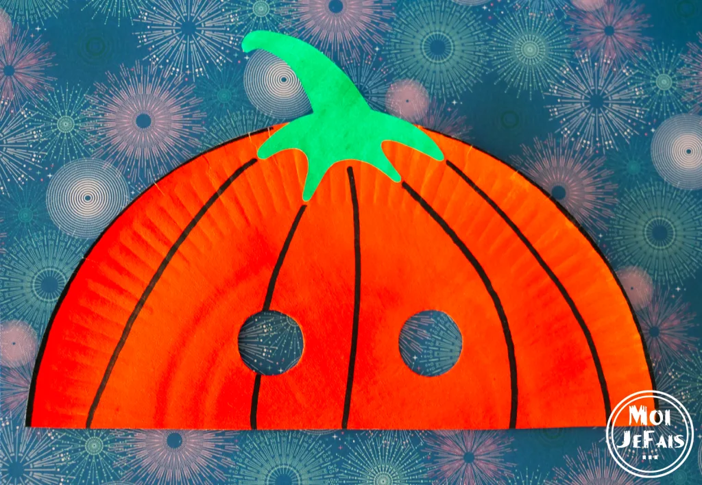 masque halloween citrouille