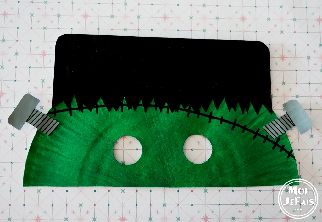 masque halloween frankenstein
