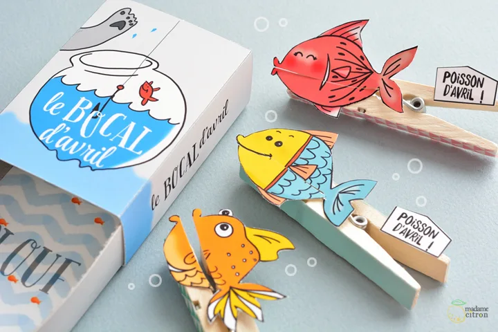 bricolage poisson d'avril