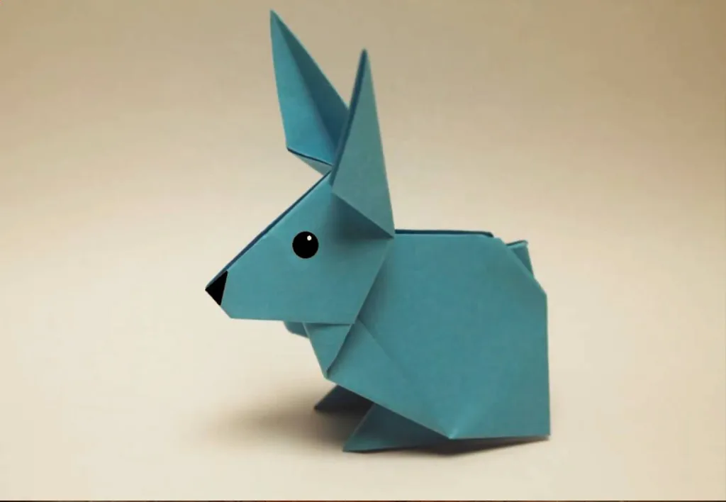 bricolage-paques-lapin-origami