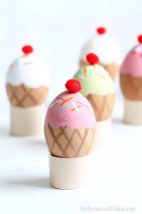 oeufs de paques déco