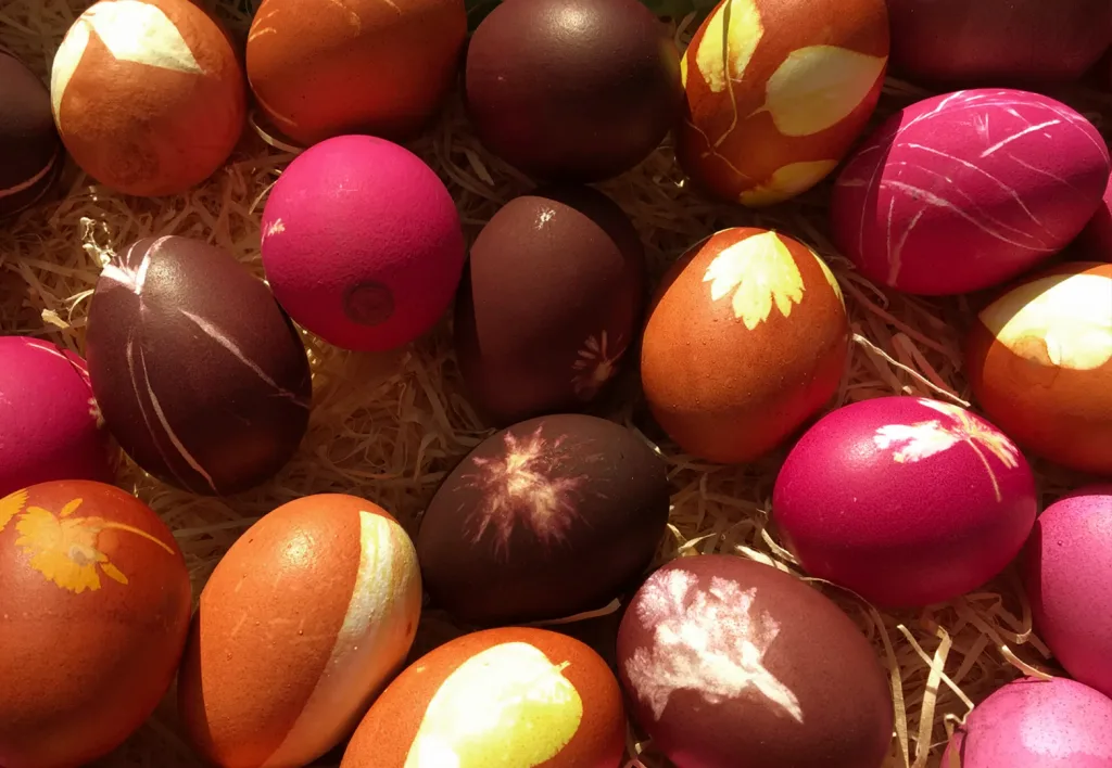 oeufs-de-pâques-coloration-naturelle