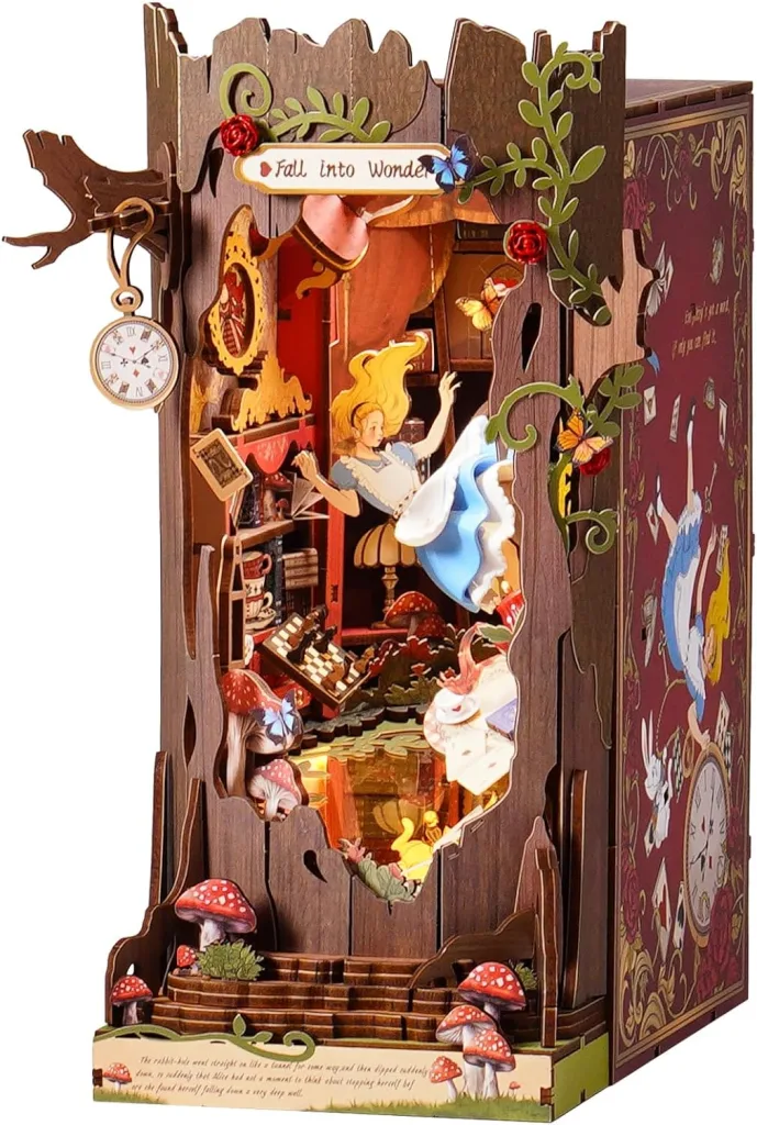 book nook alice au payx des merveilles