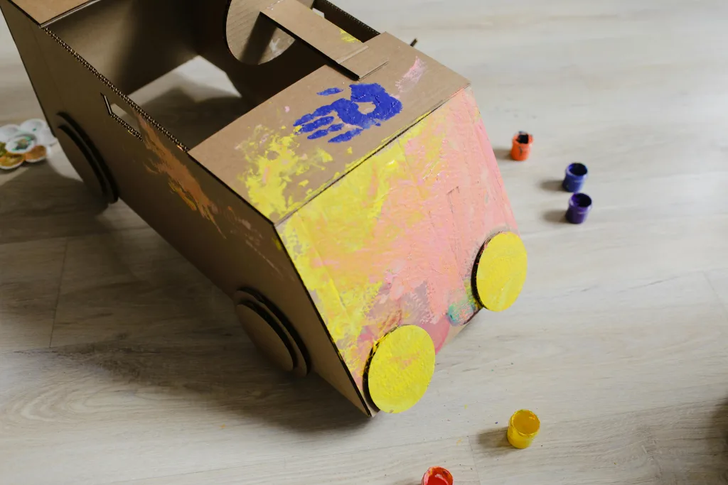 voiture carton