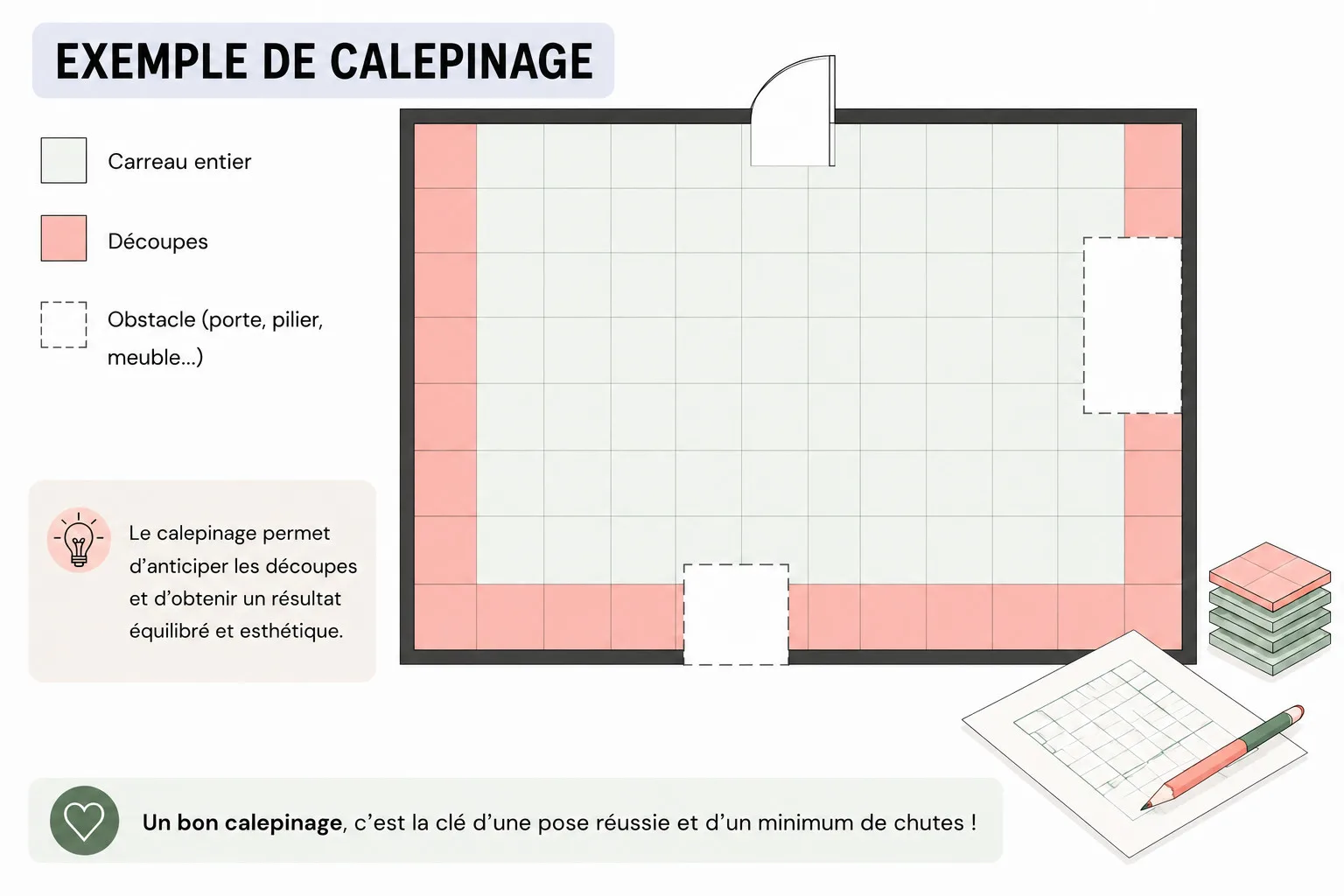 Exemple de calepinage 